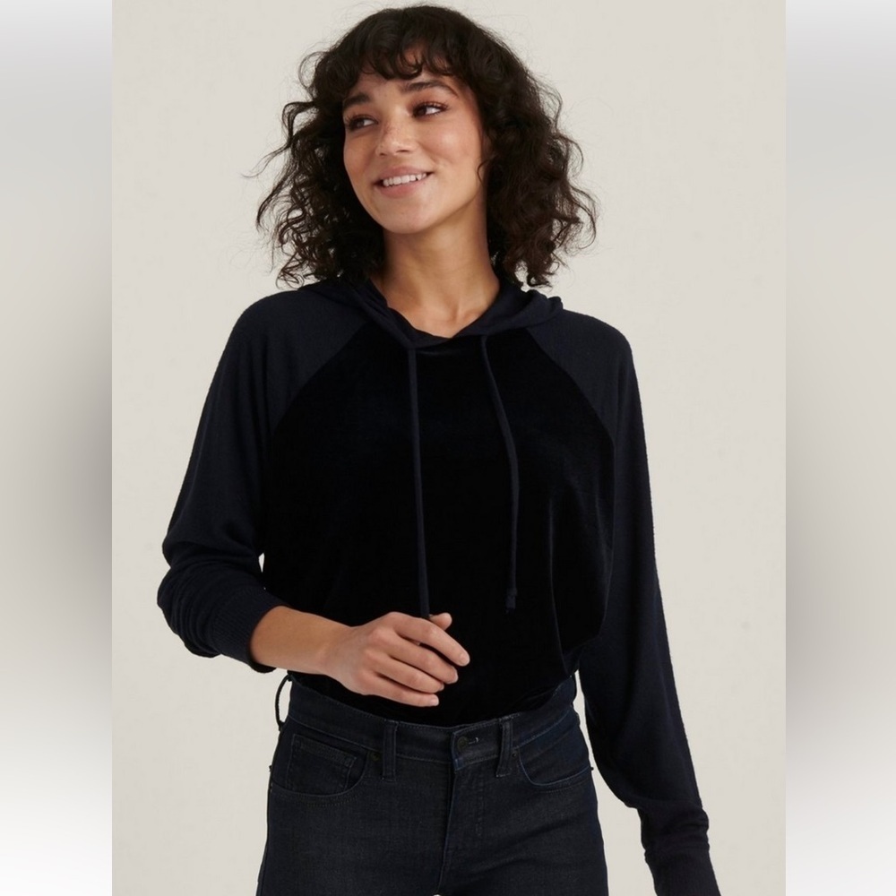 Lucky Brand Sz XS Cloud Jersey Velvet Hoodie
